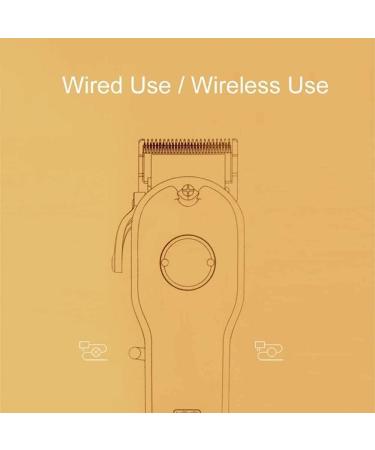 Professional Gold Cordless Hair Cutting Tool & Trimming Scissors - Rechargeable Men's Hair Clippers for Home Use - Buy Online on GoSupps.com