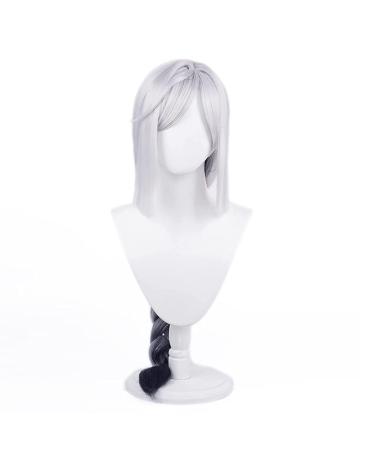 Lwiuentx Genshin Impact Shenhe Long Braided Wig for Men & Women | Halloween Party Costume + Free Wig Cap - Buy Online on GoSupps.com