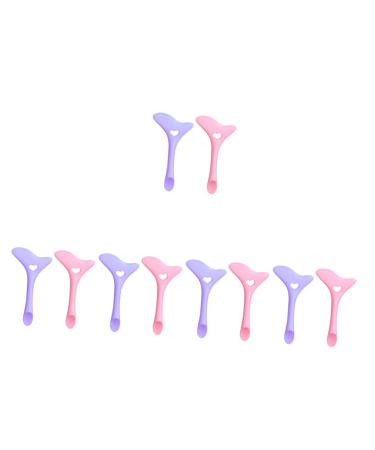 FOMIYES 10 Pcs Eyeliner De Para Gelatinas Eyeshadow Aids Women Make up Tools Guard Plate mediumx5pcs Assorted Colorx5pcs