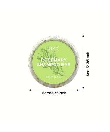 Rosemary Shampoo Bar for Volume & Thick Hair Growth | Strengthen Thinning Hair | Sulfate Silicone & Paraben-Free Solid Shampoo Soap - Buy Online on GoSupps.com