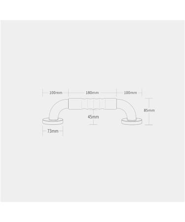 Bathroom Grab Bar Safety Support Rail Bathroom Safety Grab Bar Bathroom Balance Bar Aluminum Bathroom Grab Bar have Anti-Slip Grip S - Buy Online on GoSupps.com