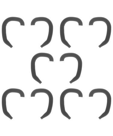 Healvian Stuff Necessities Corrector De Ojeras 5 Pairs Ear Aesthetic Correctors Silicone Protruding Ear Auricle Correctors (Black) Necessities Corrector De Ojeras Items