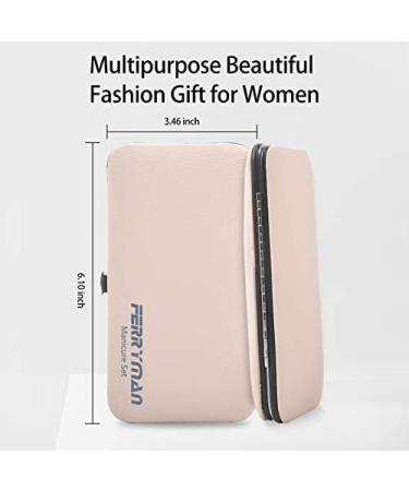 Maincure Set MOMSIV Professional 12Pcs Stainless Steel Nail Clippers Set Pedicure Kit Grooming Tools with PU Leather Case for Girls and Women Gift Rose Gold - Buy Online on GoSupps.com