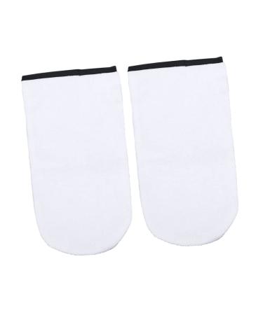 Angoily 1 Pair Womens Glove Paraffin Wax Hand Cover Wax Mittens Hand Paraffin Gloves Hand Spa Mittens Spa Wax Warmer Moisturizing Gloves Wax Work Gloves White Hand Wax Miss Care