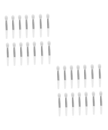 2 Sets of Lip Gloss Brush Makeup for Face Lip Scrub Lip Applicator Reusable Silicone Face Washer Nose Adjustment White Miss Silica Gel Mini