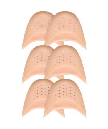 Healvian Shoe Crease Protector Shoe Crease Protector Ballet Toe Pads 6Pcs Reusable Toes Protectors Covers Silicone Dance Toe Caps Cushion for Women Heels Pointe Shoes Yoga Toes Toe Protectors
