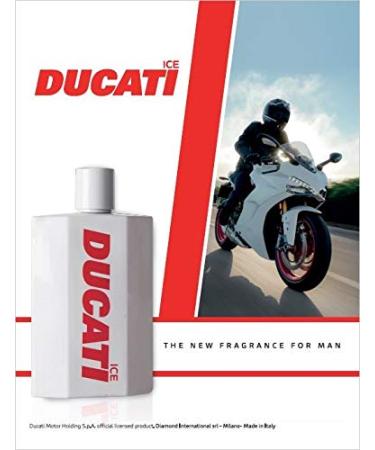 Ducati Ice by Ducati - Fragrance for Men - Woody Aromatic Scent - Opens with Tangerine Lemon and Bergamot - Blended with Lavender and Sage - Perfect for Young-Spirited Gentleman - 3.4 oz - Buy Online on GoSupps.com