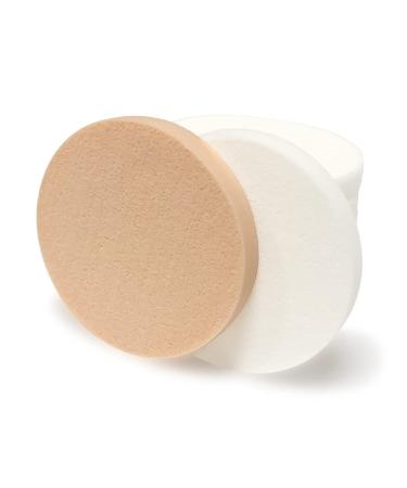 Uuyyeo 20 Round Makeup Sponges - Versatile Cosmetics Puffs for Primer & Powder | Wet & Dry Use | White & Opulent Garden - Buy Online on GoSupps.com