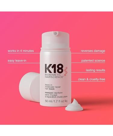 Leave-In Molecular Hair Mask 1.7 Fl Oz | Nourish & Repair Hair - Shop Internationally - Buy Online on GoSupps.com