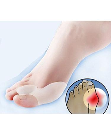 Lookatool Gel Silicone Bunion Corrector Toe Protector - 2 Pairs - Buy Online on GoSupps.com