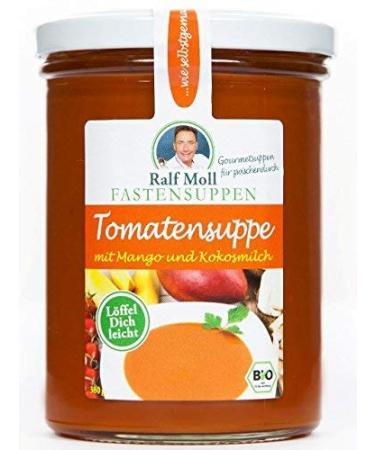 Ralf Moll Organic Fasting Soups - 6x380ml | Tomato Carrot & Sweet Potato | Effective Weight Loss with Interval Fasting - Buy Online on GoSupps.com