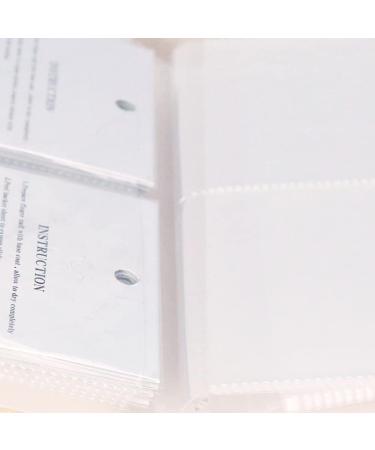 80 Slots Nail Sticker Album Nail Colour Display Nail Art Decal Storage Bag Nail Swatches Stand Card Display Book Container (Transparent) - Buy Online on GoSupps.com