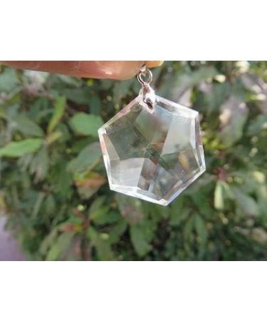 13g Clear Quartz Crystal Flower of Life Pendant Natural Reiki JZIGTDEM - Buy Online on GoSupps.com
