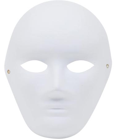 24 Pack White Opera Masks for Carnival Masquerade Party - 2 Sizes, Blank Paper Mache Masks for Halloween - Buy Online on GoSupps.com