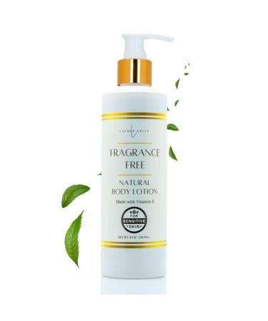 Lather Green - Fragrance-Free Natural Body Lotion with Deep Hydration & Soothing Relief 8 oz
