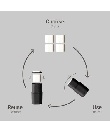 KIIMA Refillable Deodorant Refill Kit GROOM Sage & Cedar Natural Deodorant formulated without Aluminum or Parabens For Men and Women 38.5g (Pack of 4) - Buy Online on GoSupps.com