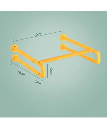 304 Stainless Steel Bathroom Grab Bar Wall-Mounted Safety Support Rail for Elderly Disabled Toilet Shower Handrail Railing - Washbasin Safety Auxiliary Handle MAX 300 KG - Buy Online on GoSupps.com