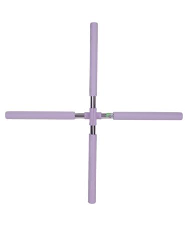 Ozgkee 2 PCS Yoga Sticks Stretching Tool, 2022 New Stainless Steel Humpback Correction Training Stick Yoga Body Stick Posture Correction Exercise Sticks Home Fitness Equipment(Purple)