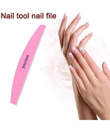 Nail File For Nail Polishing - Professional Fingernail Buffer Manicure -Silver - Buy Online on GoSupps.com