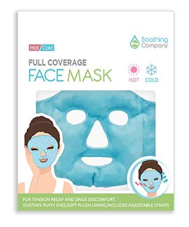 Soothing Company Hot and Cold Gel Face Mask for Migraine Pain Relief and Stress Reduction - Buy Online on GoSupps.com
