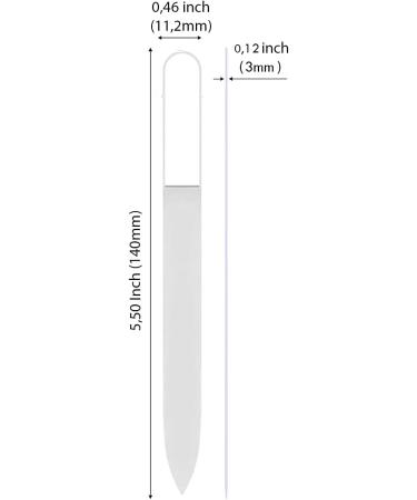 Black crystal nail file from Czech tempered glass - Buy Online on GoSupps.com