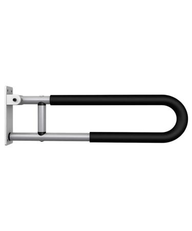 Bathroom Grab Bar Safety Support Rail Sturdy Shower Safety Grab Bar Flip-Up Screw-In Bathroom Grab Bar with Textured Grip Stainless