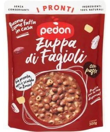  Italian Gourmet E.R. Pedon I Pronti Bean Soup 300g + Italian Pelati Gourmet 400g Set of 6 - Buy Online on GoSupps.com