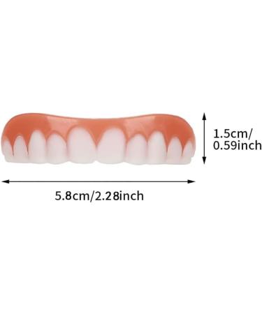 Buy Iksvmsi 4-Piece False Teeth Veneers - Temporary Dentures for Men & Women - Perfect for Bad Teeth - International Shipping Available - Buy Online on GoSupps.com