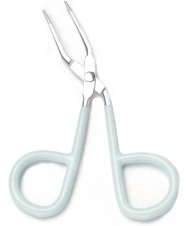 Yutoner Scissors Shaped Eyebrow Tweezers Set - Stainless Steel, Easy Handle, Flat Tip - 4 Pieces - Buy Online on GoSupps.com