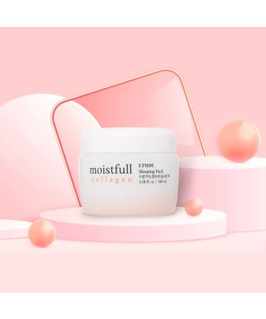 ETUDE HOUSE Moistfull Collagen Sleeping Pack 3.38 oz | Moisturizing Night Cream for Bouncy & Dewy Skin | Ideal for Dry, Sensitive, Oily Skin | K-Beauty Gold - Buy Online on GoSupps.com