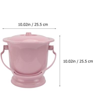 Portable Toilets Chamber Pot Set - 2 Women Urine Bowls with Lids & Handles for Adults Children & Pregnant Women - Ideal for Travel & Camping - Buy Online on GoSupps.com