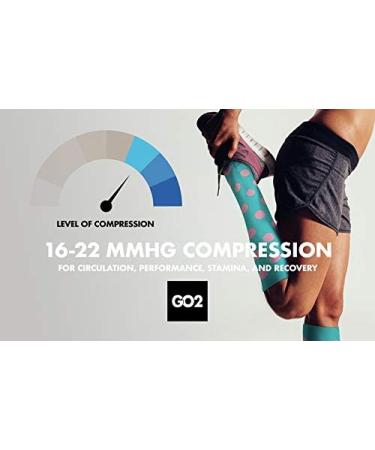 Go2 Compression Socks for Men & Women - Medium Compression 16-22 mmHg for Nurses & Runners - Buy Online on GoSupps.com