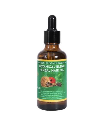 Rehoboth Creative Collection Botanical Blend Herbal Hair Oil for Dry Hair & Scalp Promotes Strong Hair Strands Enhances Scalp Hydration - Makes Hair Shinier & Softer