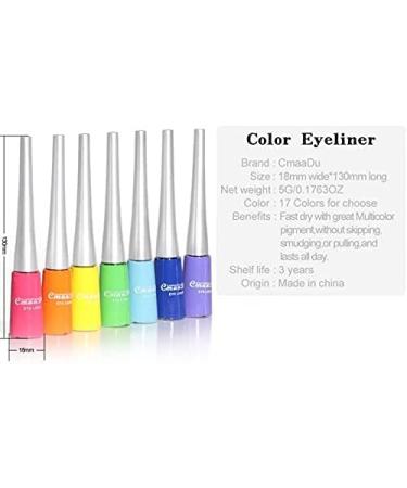  Beliky Girl 10-Color Liquid Eyeliner Quick-Drying Matte Eyeliner Long-Lasting Waterproof Smear-Free Colored Gel Eyeliner Highly Pigmented Candy Elf Liquid Eyeliner Pink - Buy Online on GoSupps.com