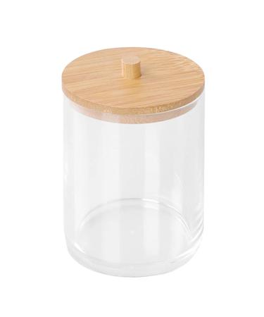 CraGzy cotton swabs storage container of portable make-up cotton pad jewelry container cotton pad dispenser make-up cotton pad box & cotton swab storage box (b)