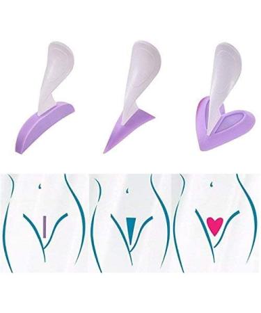 Ladies Bikini Trimmer Pubic Hair Shaver for Women Bikini Trimmer Shaver and Bikini Shaving Stencil Private Intimate Tools (Heart) - Buy Online on GoSupps.com