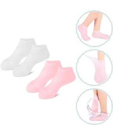 2 Pairs of Moisturizing Socks Gel Socks Moisturizing Gel Socks Anti- Slip Softening Dry Cracked Feet Socks for Repairing and Softening Dry Cracked Feet Skins - Buy Online on GoSupps.com