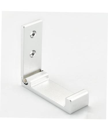 Alipis 4pcs Foldable Hooks Wall Mount Hooks Alloy Hooks Wall Hanger Wall Hanging Row Hook Round medium Silver - Buy Online on GoSupps.com