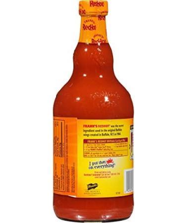 Franks Red Hot Wing Sauce 23 OZ (Buffalo Wings Pack - 4) - Buy Online on GoSupps.com