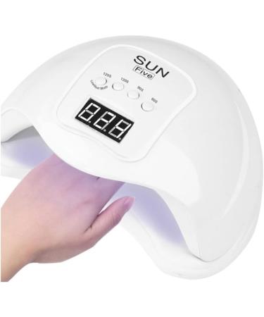 UV Nail Lamp Gel LED Light Polish Dryer Manicure Machine 48W Curing Auto Sensor 4 Timer Setting Fast Drying White - Buy Online on GoSupps.com