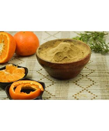 SVATV Orange Peel Powder 227g - Face Brightening, Skin Lightening, Deep Cleansing, Pore Minimizing with Vitamin C for Skin & Hair - Buy Online on GoSupps.com