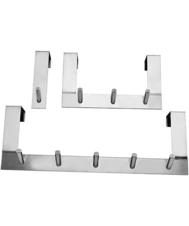 Holibanna 3pcs Stainless Towel Over The Door Bag Creative Organizer for Coat Steel Medium Hanger Rack Hook 21.3*12.4cmx3pcs As Shownx3pcs - Buy Online on GoSupps.com