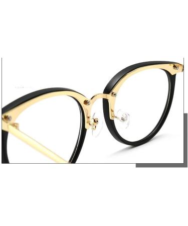 Fuqinqingoz Blue Light-Blocking Glasses | Designer Computer Reading Glasses | Large Round Clear View +250 C3 - International Shipping Available - Buy Online on GoSupps.com