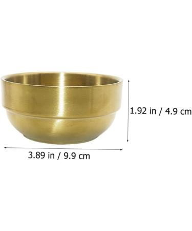 Angoily Stainless Steel Shaving Cream Bowl - 304 Marble Deep Container Tool for Men - Buy Online on GoSupps.com