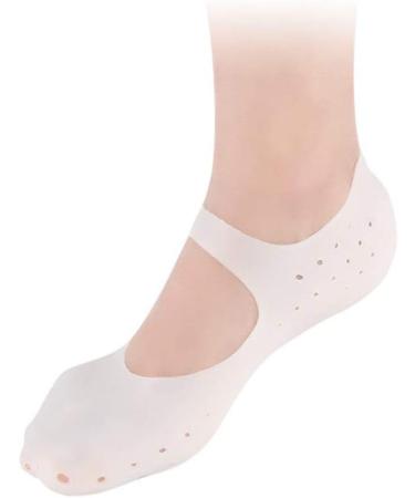 Buy Milists Gel Socks for Men & Women Breathable Silicone Invisible Socks for Dry Cracked Heels | International Shipping Available - Buy Online on GoSupps.com