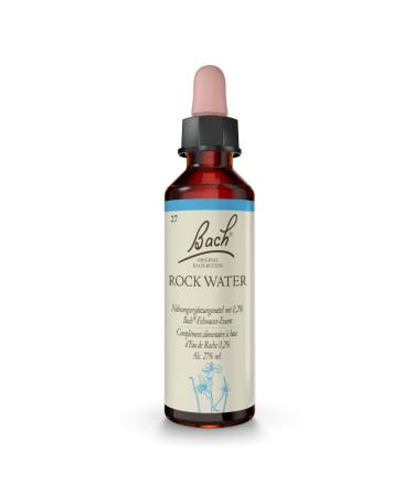 Original Bach Flower Drops No. 27 Rock Water: Be less strict with yourself with Bach Flower Rock Water 20ml - Buy Online on GoSupps.com