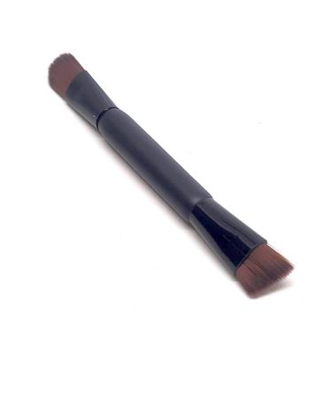 elke MINI DUO BROW BRUSH Faux Squirrel hair 100% Synthetic Cruelty Free Hypo-allergenic and Vegan approved