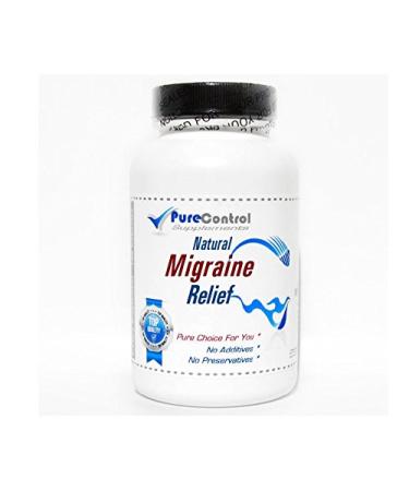 Natural Migraine Relief // 180 Capsules // Pure // by PureControl Supplements