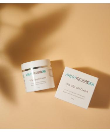 VITALITY PRECISION SKIN 15% Glycolic Cream - Anti-Aging Exfoliating Skincare for Radiant Complexion | International Shipping Available - Buy Online on GoSupps.com