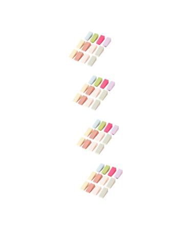 Housoutil 96 Pcs Nail Gradient Sponge Beauty Sponges Triangle Puffs for Face Powder Makeup Nail Art Supply Nail Polish Tools Makeup Triangle Puff Nail Tools Pack Nail Polish Glue